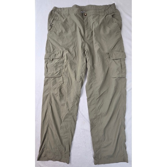 Columbia Other - Columbia Cargo Pants Mens XL Green Excellent Titanium Hiking Outdoor TM8285